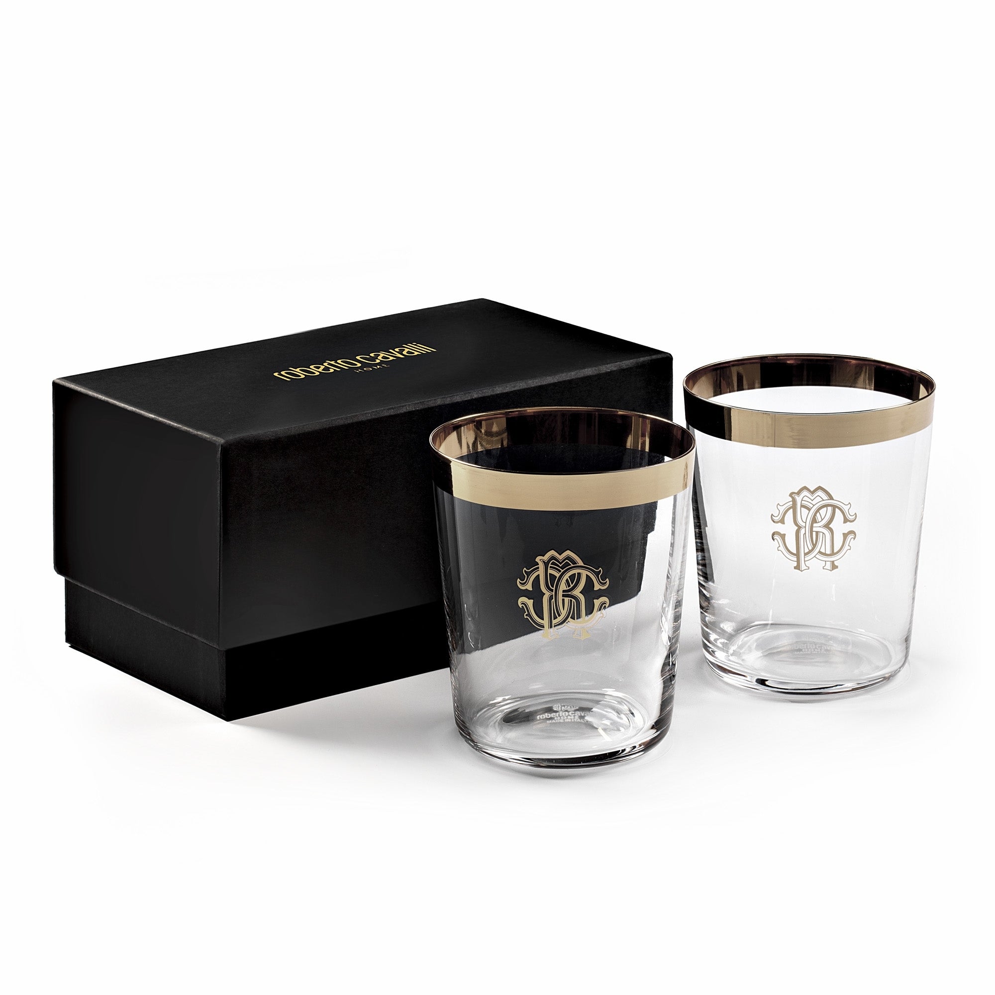 ROBERTO CAVALLI - BICCHIERE OLD FASHION / OLD FASHION GLASS - SET 2 PZ